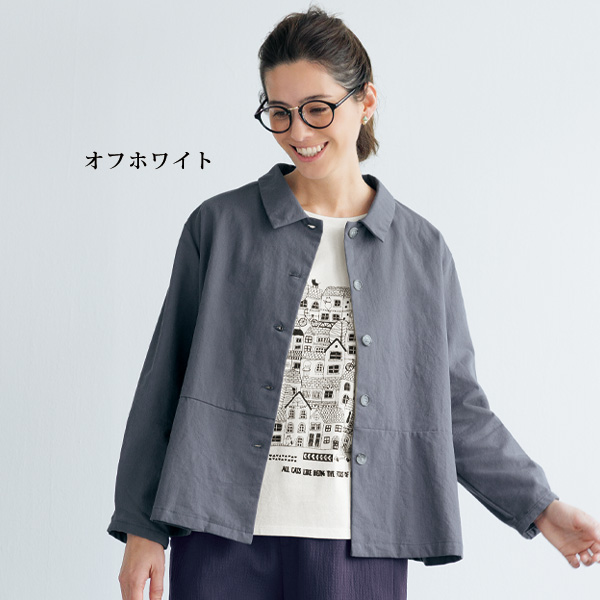 ネコちゃん達の街のプリントTシャツ