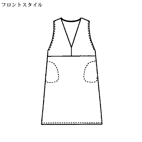小紋柄風ジャカード織ジャンパースカート