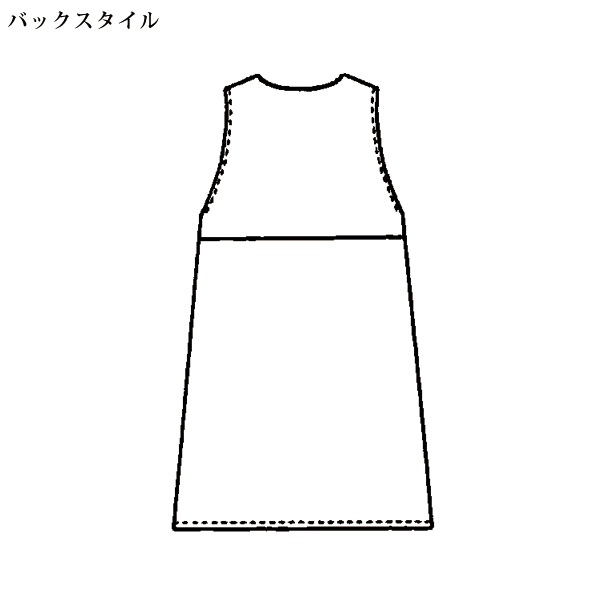 小紋柄風ジャカード織ジャンパースカート