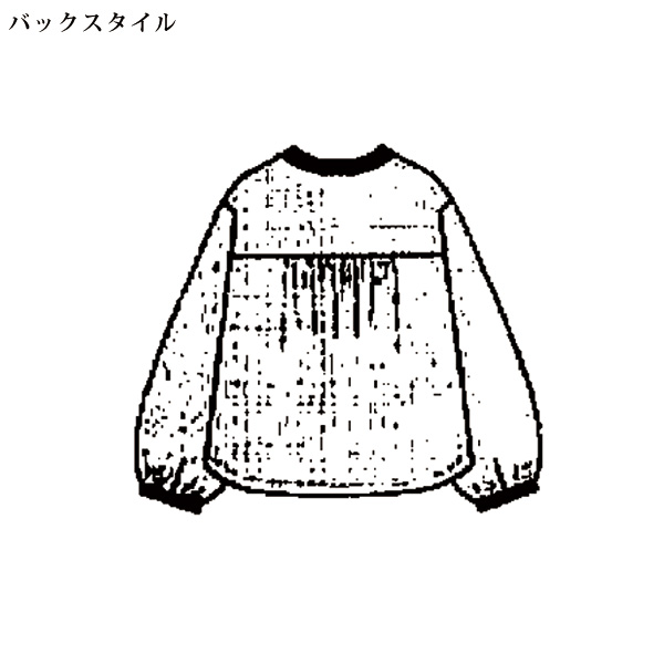ポイント配色千鳥柄シャツ