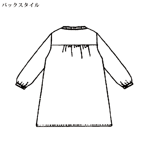 更紗風プリントシャツチュニック