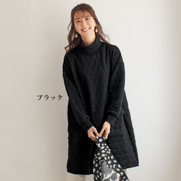 ふくれジャカードカットソーチュニック
