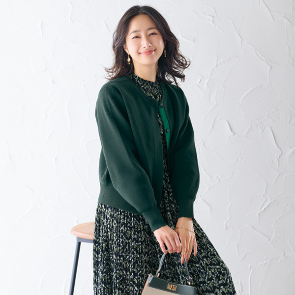 小花柄プリントワンピース