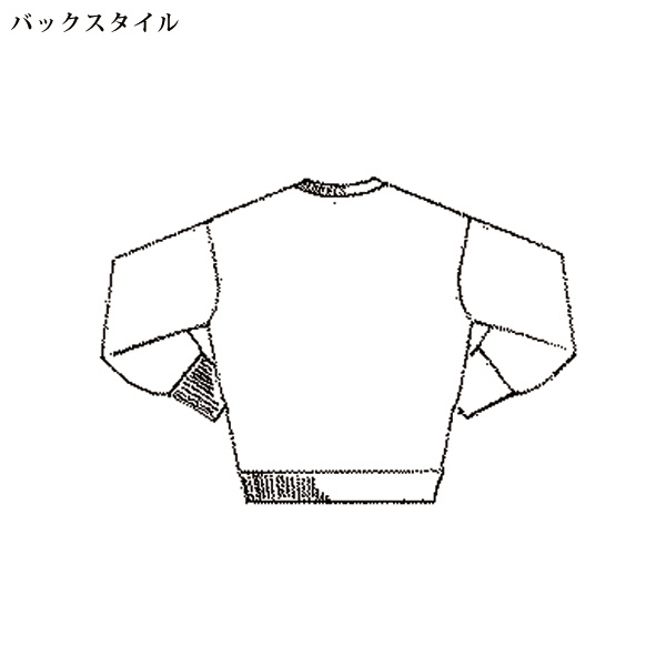 花柄コード刺しゅうセーター
