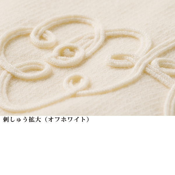 花柄コード刺しゅうセーター