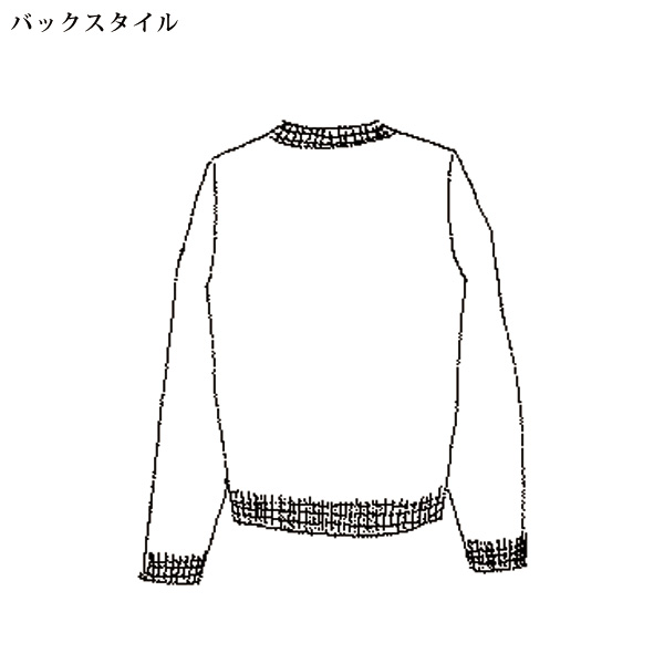 蝶々モチーフニットプルオーバー