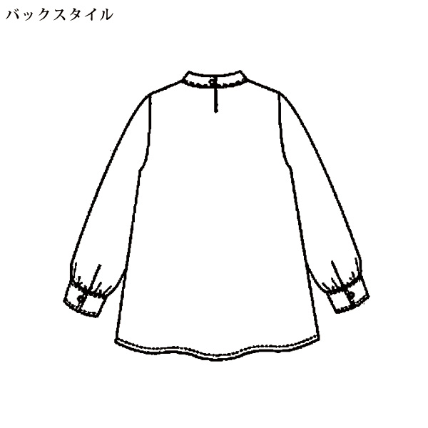 ボタニカル刺しゅう入りブラウス