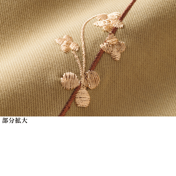ボタニカル刺しゅう入りブラウス