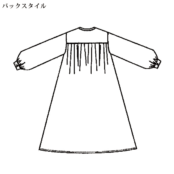 小花プリントティアードワンピース