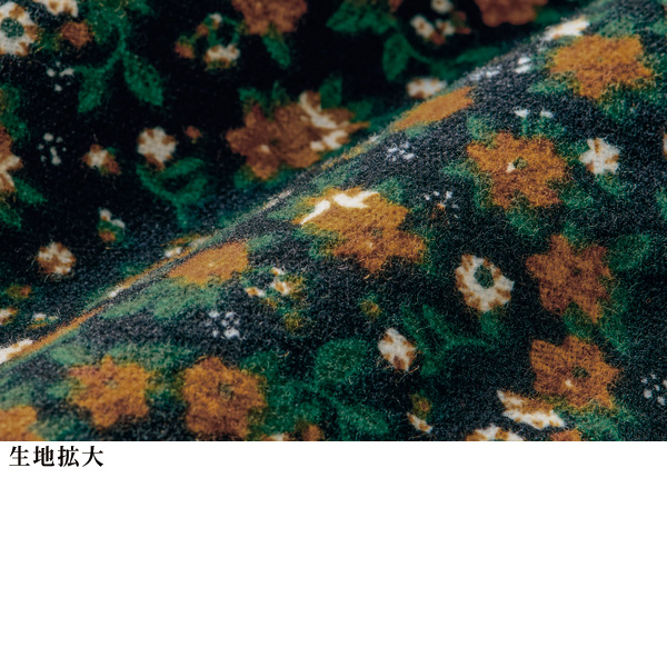 小花プリントティアードワンピース