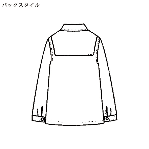 ヘリンボーン柄織襟付ブラウス