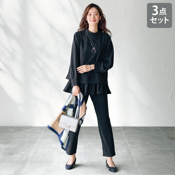 ジョーゼットカットソー3点セット