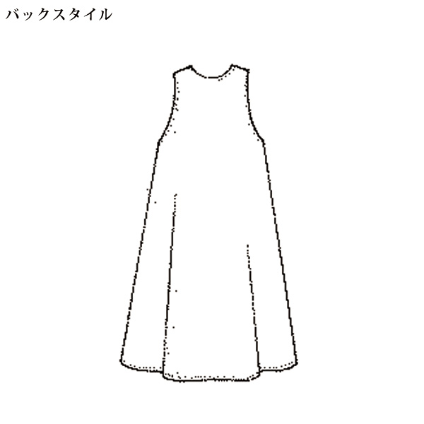 ドット柄ジャンパースカート