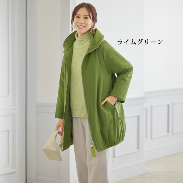 中わた入りコクーンコート 大きいサイズ M L LL 3L