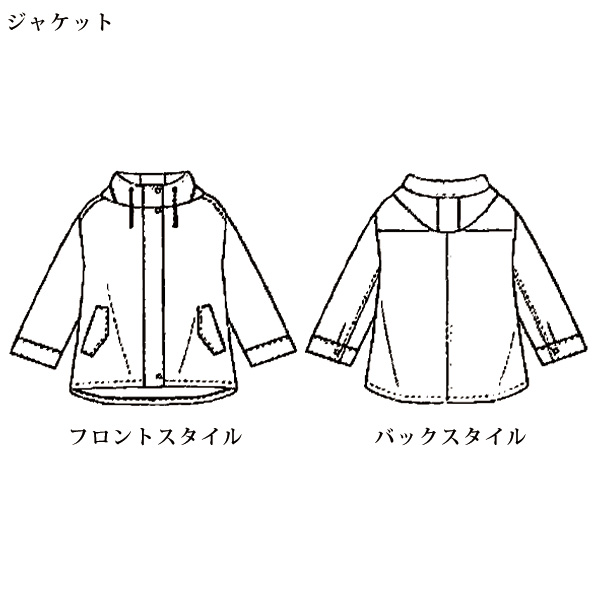 ファーベスト付3ウェイジャケット