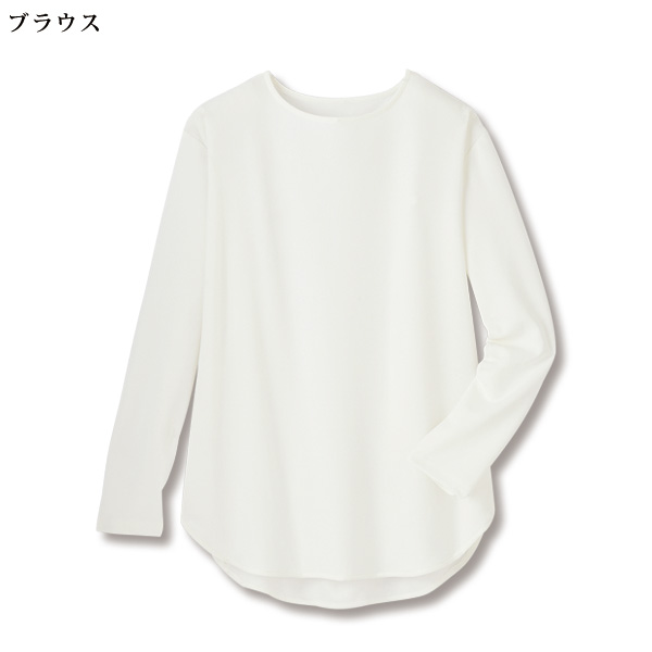 ドルマンニット＆Tブラウスセット 大きいサイズ M L LL 3L