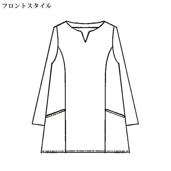 ツイードカットソーチュニック