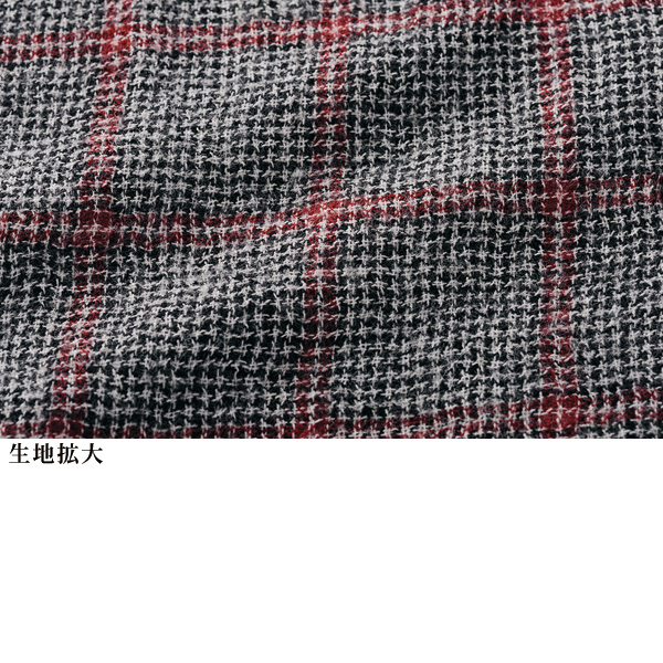 100％ウールガーゼシャツジャケット 大きいサイズ M L LL 3L