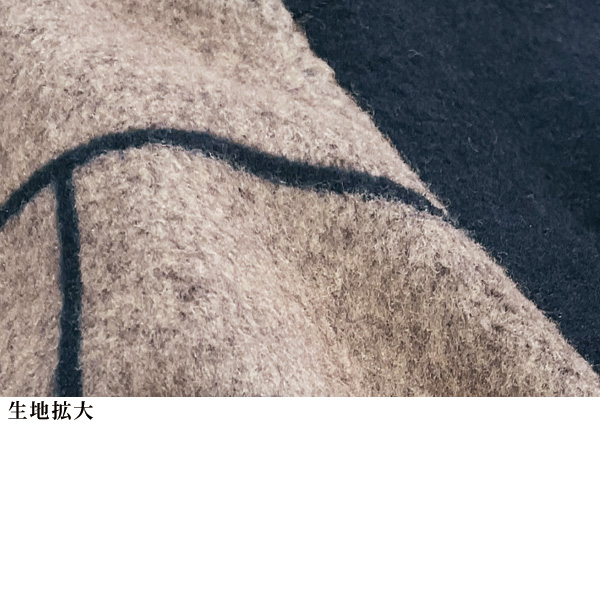 幾何学柄プリントチュニック