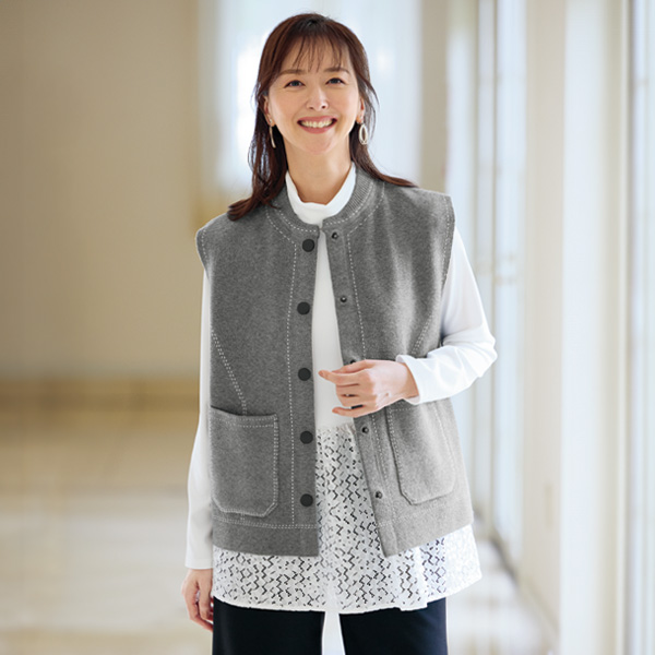 裾レースカットソーチュニック 大きいサイズ M L LL 3L