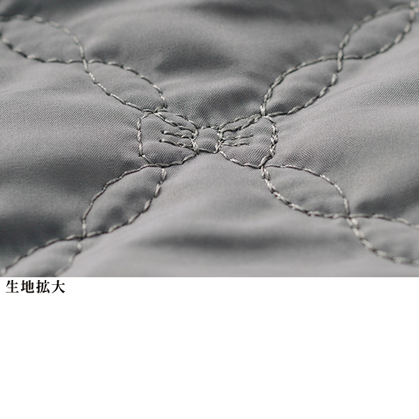 中わたキルティングコート