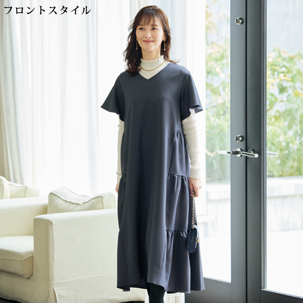 ティアードデザインワンピース