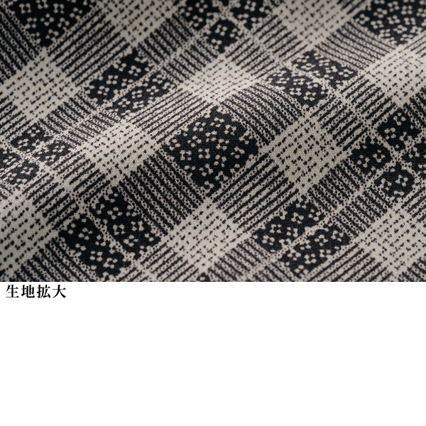 フリル襟プリントブラウス 大きいサイズ M L LL 3L