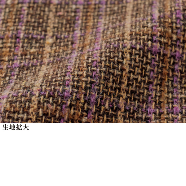 チェック柄ツイードチュニック