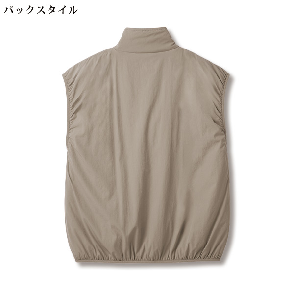 表＆裏配色中わた入りゆるっとベスト