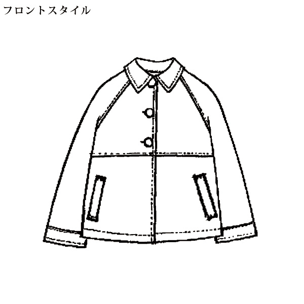 コーデュロイ素材ゆったりジャケット