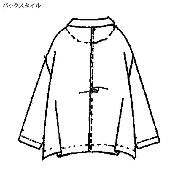 ポイント配色ツイード風ジャケット