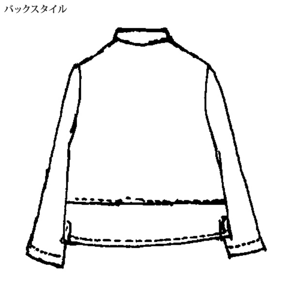 ポケットデザイン柔らかデニムジャケット