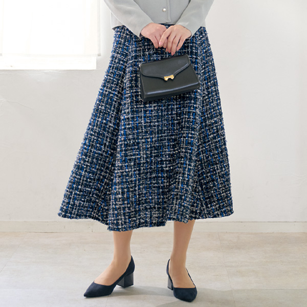 ファンシーツイードスカート