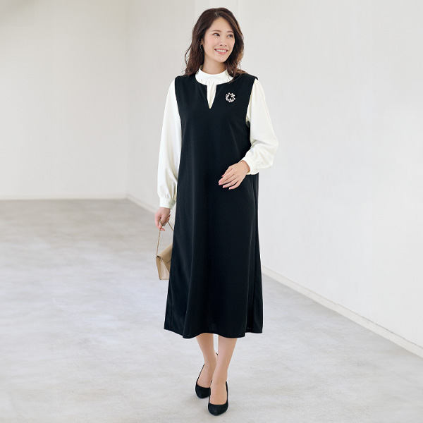 Tブラウス＆ジャンパースカート