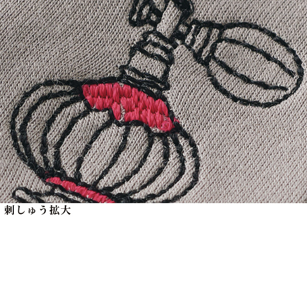 胸元刺しゅうチュニック