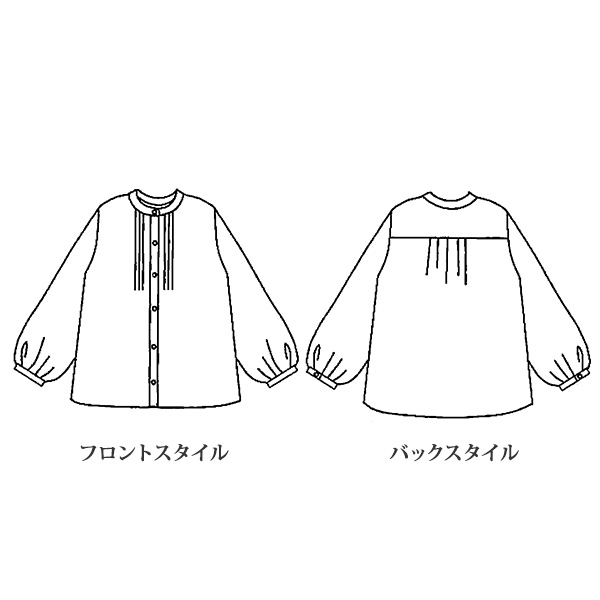 コットンプリントシャツチュニック