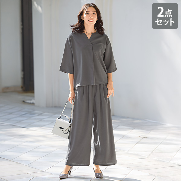 カットジョーゼットセットアップ