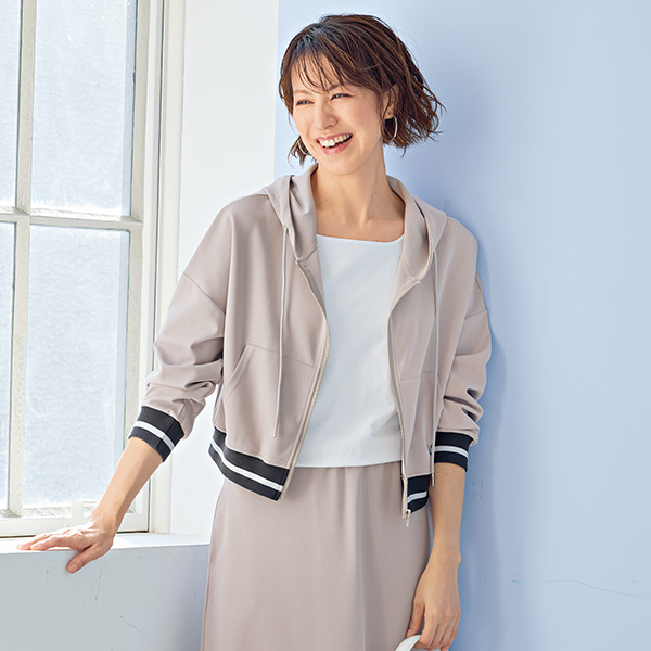 パーカー＆スカートセットアップ