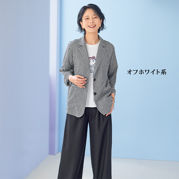 ブラシ刺しゅうイラストＴシャツ