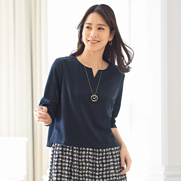 変わりドット柄ドッキングワンピース 大きいサイズ M L LL 3L