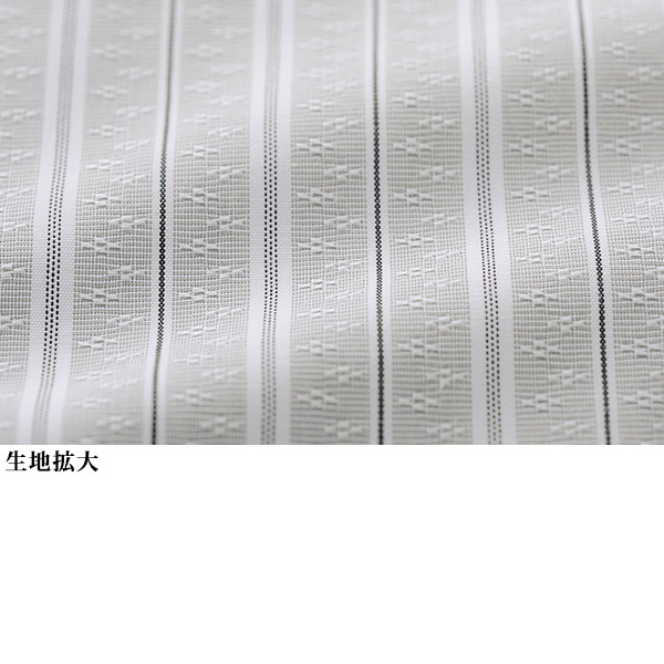 ドビー織ストライプブラウス