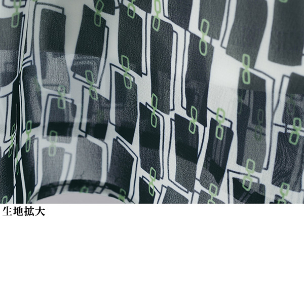 シフォンプリントチュニック