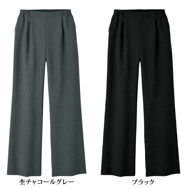 お家で洗えるセミワイドパンツ 大きいサイズ M L LL 3L