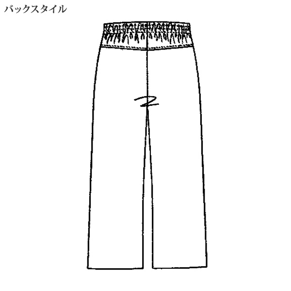 お家で洗えるセミワイドパンツ 大きいサイズ M L LL 3L