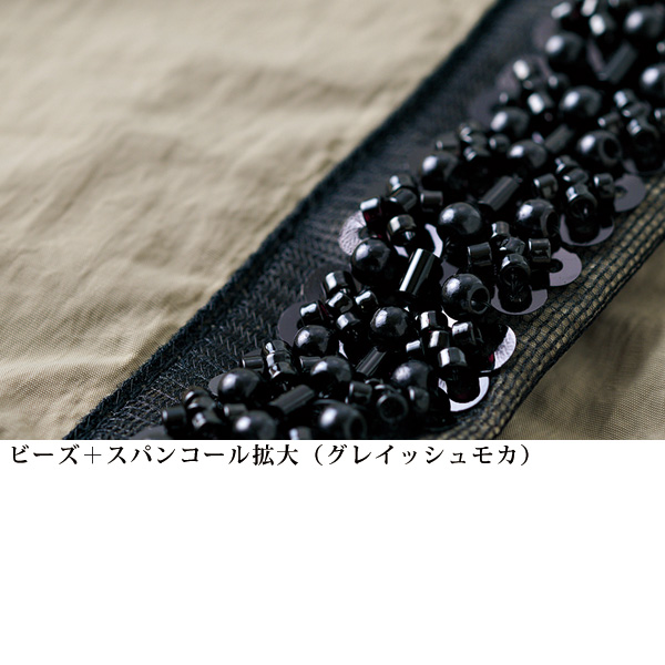 前立てビジュー付ジャケット