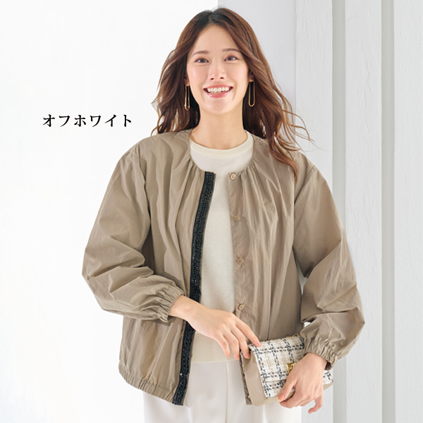 極小スパンコールニットプルオーバー