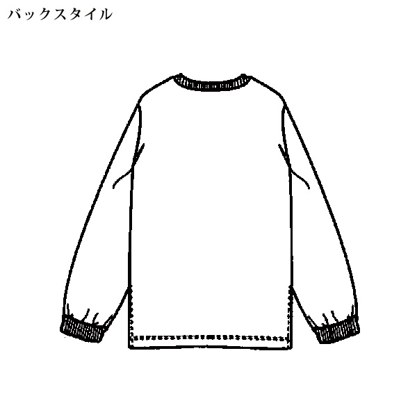 お花のモチーフ＆刺しゅう入りプルオーバー