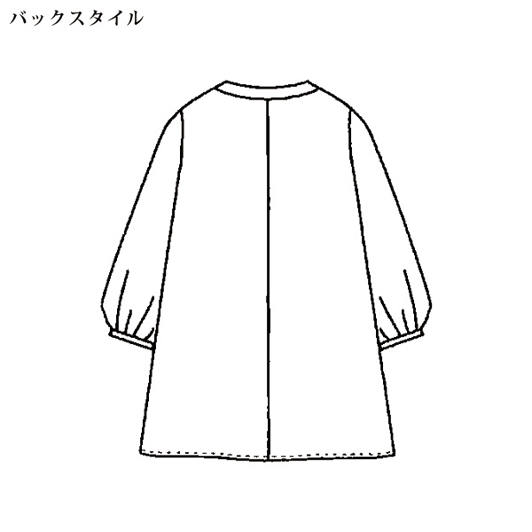 ボタニカルプリントブラウスチュニック