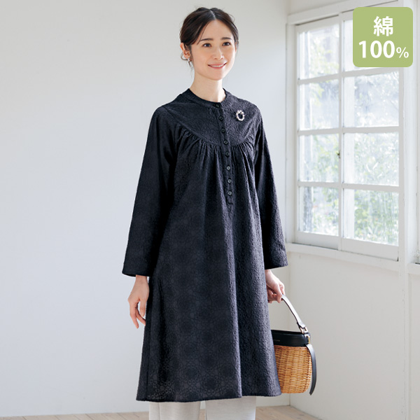 ディージーワイ 総刺しゅうワンピース Dgy