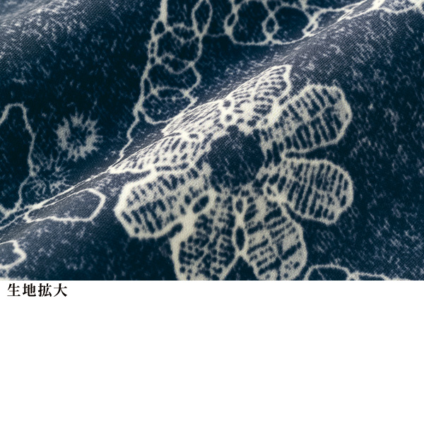 刺しゅう風プリントワンピース